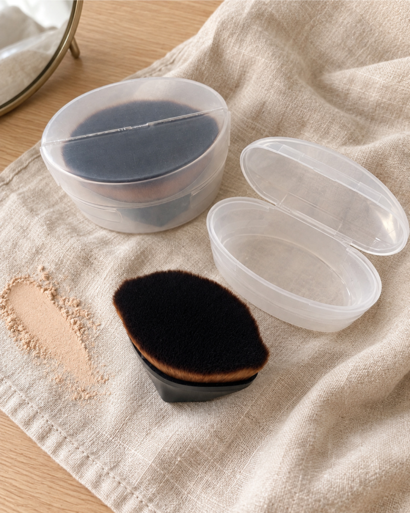 Pincel Hexagonal para Base com Estojo